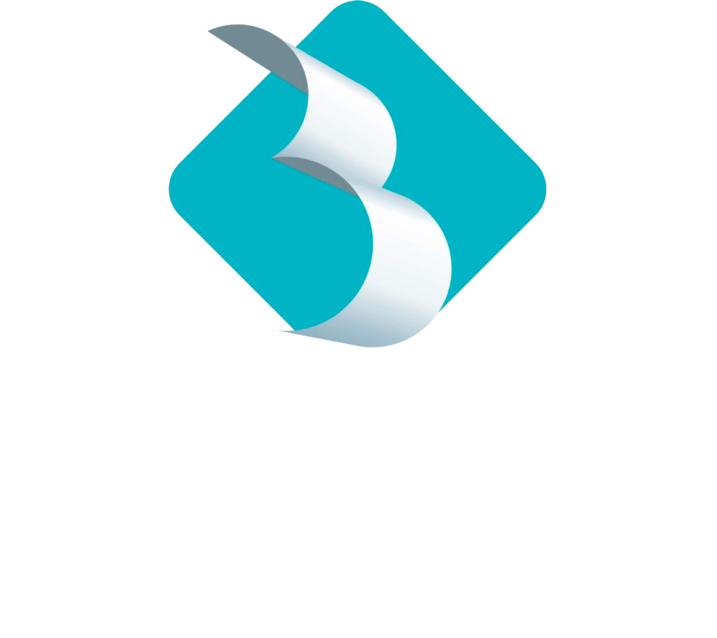 Logotipo da Brandl Odontologia em versão branca